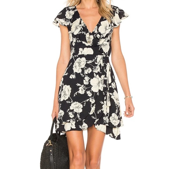 Free People French Quarter Mini Wrap Dress - Picture 3 of 11